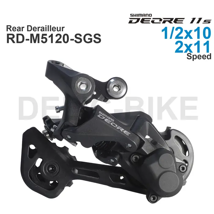 Groupe Shimano Deore M4120 2x10v/11v, levier de vitesses SL-M4100 et dérailleur arrière RD-M5120/RD-