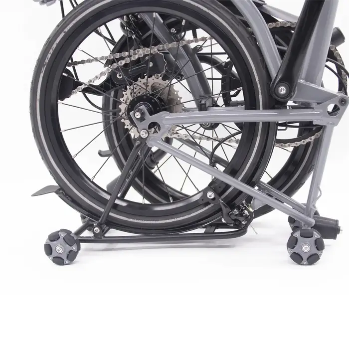 Roues silencieuses Omni Easy pour vélo pliant Brompton avec accessoires
