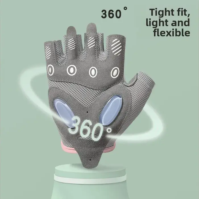 Gants de cyclisme demi-doigts pour femmes