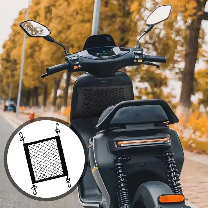 Filet de chargement pour moto en polyester