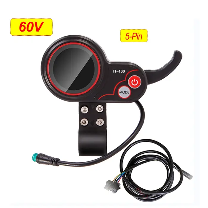 Accélérateur BOYUEDA TF-100 60V avec écran LCD pour contrôleur YUNLI, remplacement de scooter électr