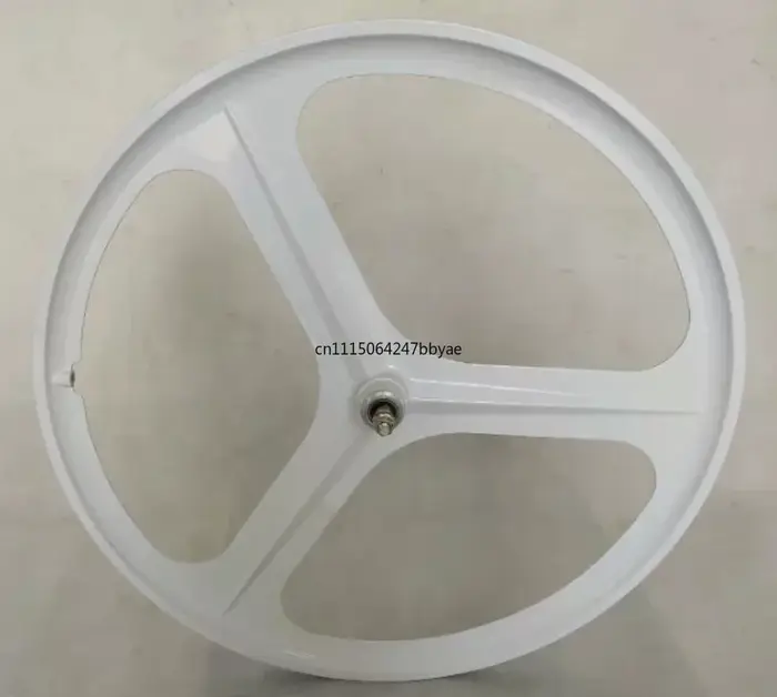 Pour vélo fixie 700C, jeu de roues intégrées à 3 rayons, roue avant et arrière monobloc en alliage pour vélo à vitesse fixe.