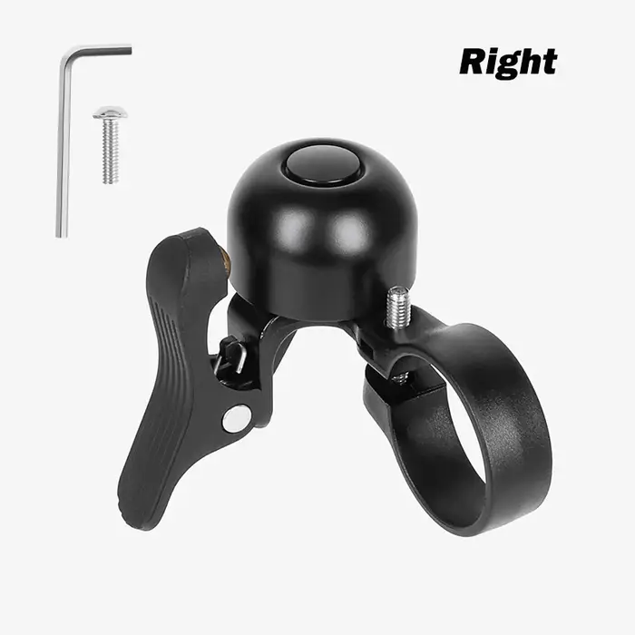 Sonnette de vélo Portable à son fort de 120db, anneau de vélo de route, alarme d'avertissement crous