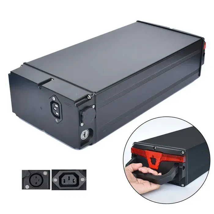 Boîtier d'installation de batterie au lithium pour vélo électrique