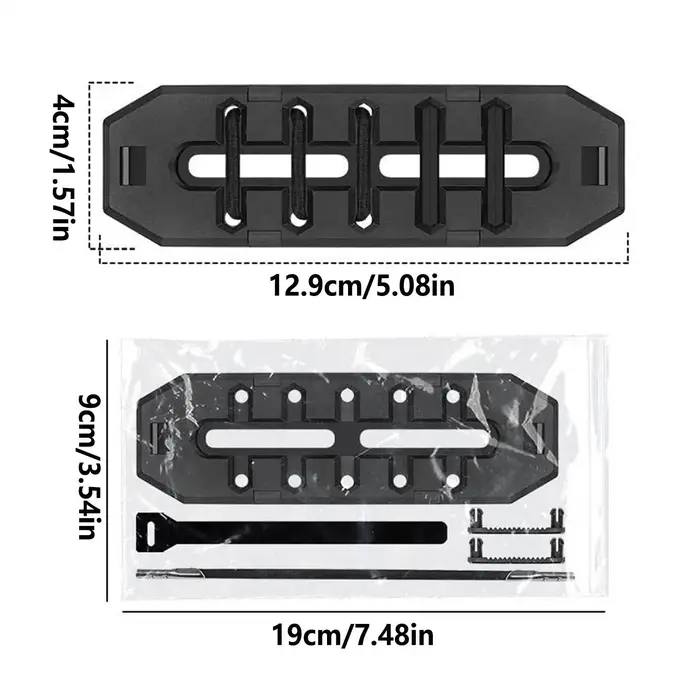 Support de gel énergétique pour vélos de montagne avec boucles élastiques