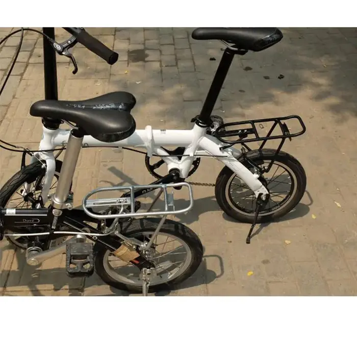 Porte-bagages arrière en alliage d'aluminium pour vélo pliant