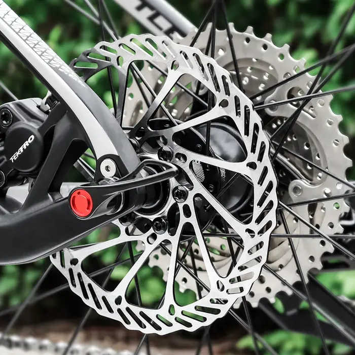 MUQZI 140mm 160mm 180mm Rotor de frein à disque montagne route vtt vélo avec 6 boulons Rotor de frein à disque