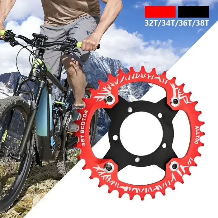 Vélo électrique Ebike 32 34 36 38T plateau + adaptateur pour Bafang BBS01 02