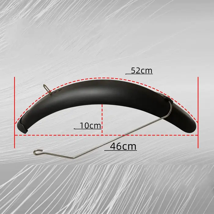 Garde-boue à dégagement rapide pour vélo, 20x5.0 pouces de large, 127mm