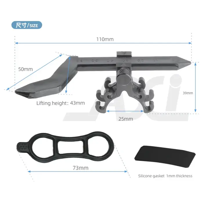 Indicateur de cadran d'installation Portable de vélo, Mini outil de réglage de roue, réglage Triple,