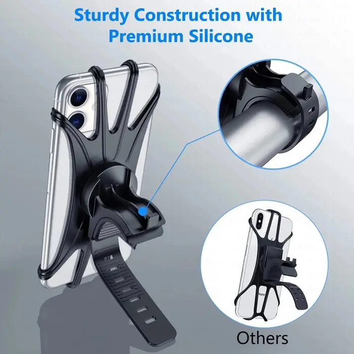 Support de téléphone pour vélo, support de téléphone portable pour moto, support pour iPhone, Samsung, Xiaomi, GSM, Houder Fiets