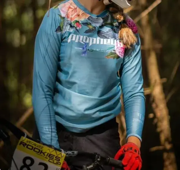 Vêtements de vélo femmes cyclisme maillot à manches longues chemise