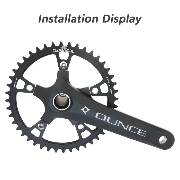 Plateau de chaîne SNAIL 110BCD 5 bras Narrow Wide 38T 40T 42T 44T Rond 1x pour vélos de route