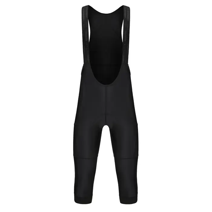 Pantalon de cyclisme 3/4 été Anti-UV haut de gamme Gel Pad vélo bavoir pantalon 3/4 solide noir/vert