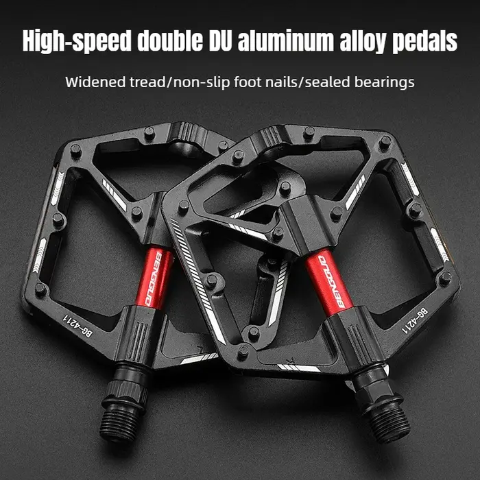 Pédales de vélo de montagne à double roulement