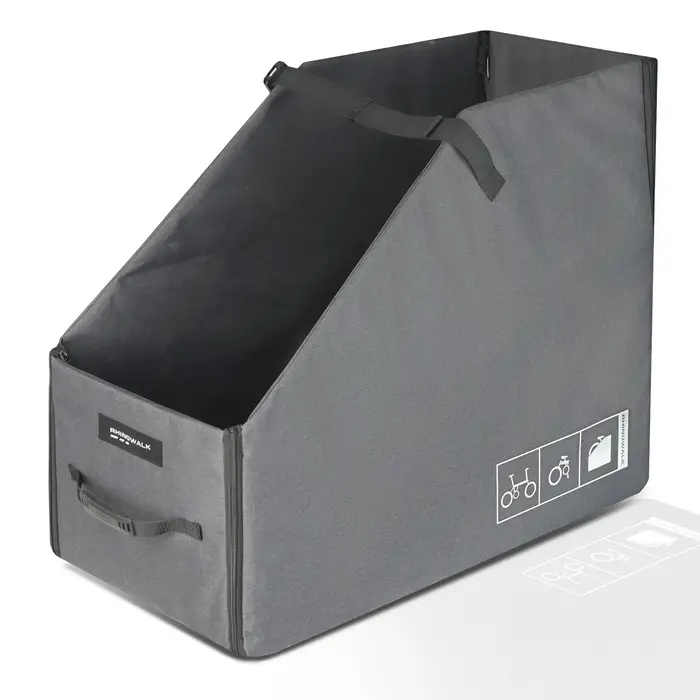 Boîte de rangement pliante pour vélo avec housse anti-poussière