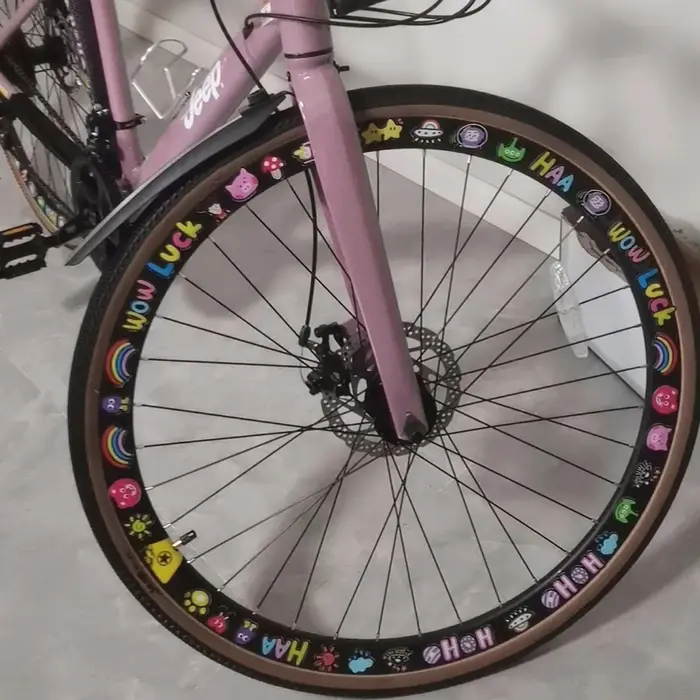 Autocollants réfléchissants amusants pour cadre de vélo
