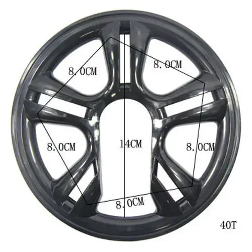 Protecteur de plateau de vélo, pignon de vélo, pédaliers, 36 T, 40 T, 42 T, 44 T, 46 T, 48 T, 52T
