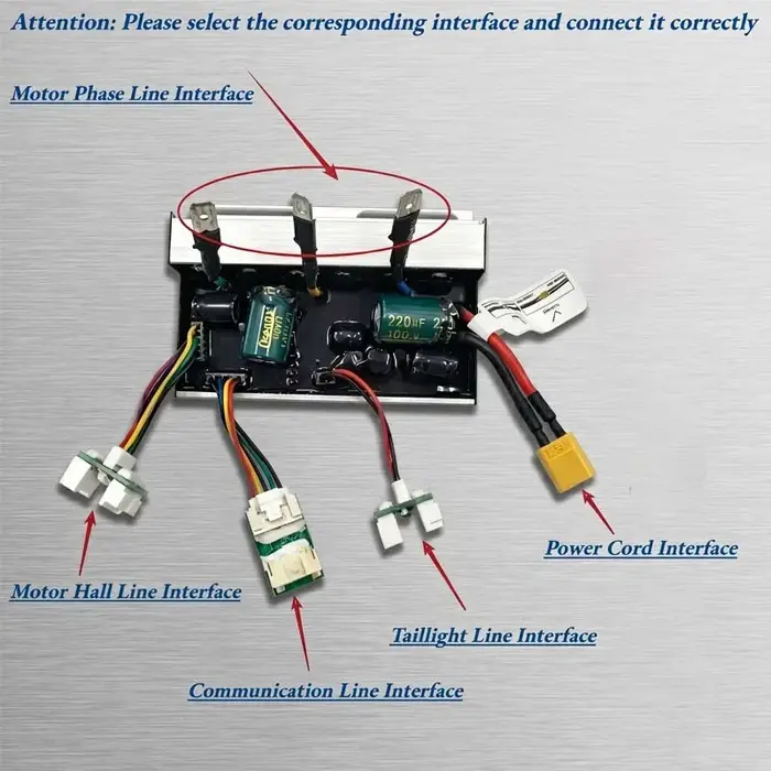 Trottinette électrique - Déverrouillage de la vitesse, carte mère d'apprentissage automatique du moteur, carte principale améliorée, kit de contrôle de trottinette électrique 55 km/h pour Xiaomi Elite