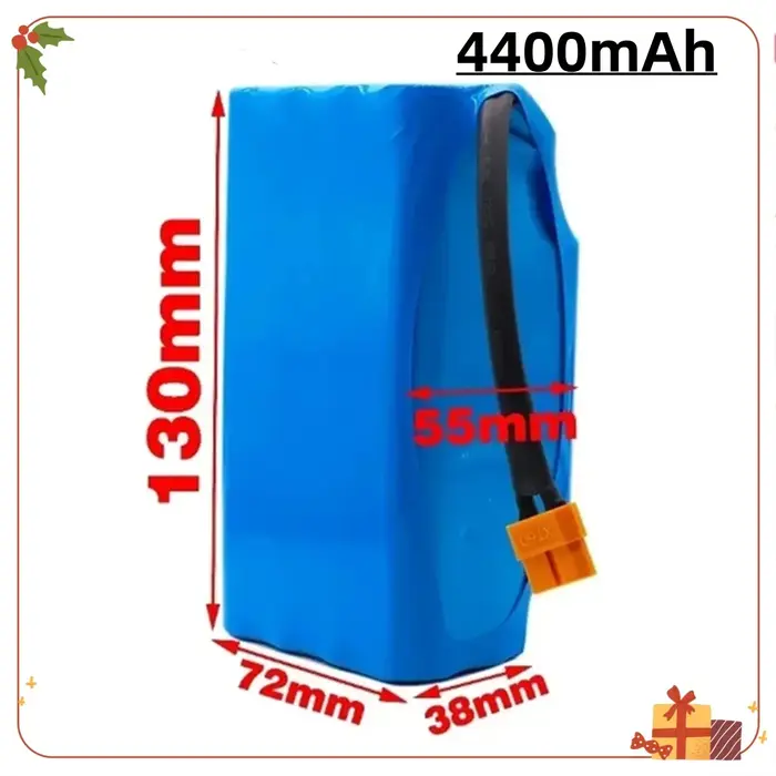 Batterie au lithium aste pour scooter électrique, 36V, 4,4 Ah, 10S2P, 4400mAh, 18650, 4,4 Ah, 6,0 Ah