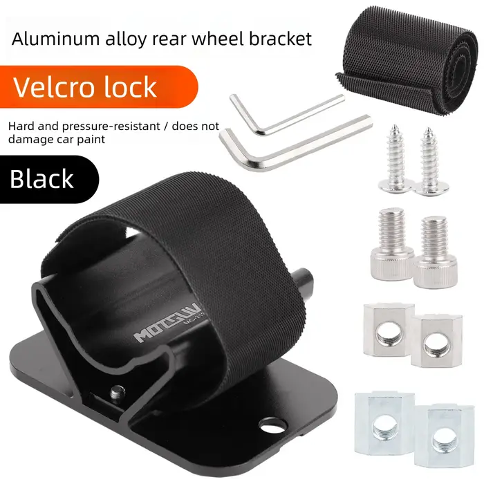 Support de fixation rapide pour fourche avant de vélo, porte-vélo de toit pour roue arrière, accesso