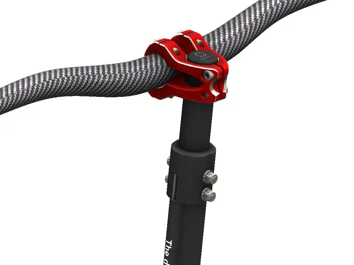 Adaptateur de potence Carbonrevo V3 pour trottinette électrique Dualtron réglable en hauteur avec options de guidon personnalisé pour confort et sécurité