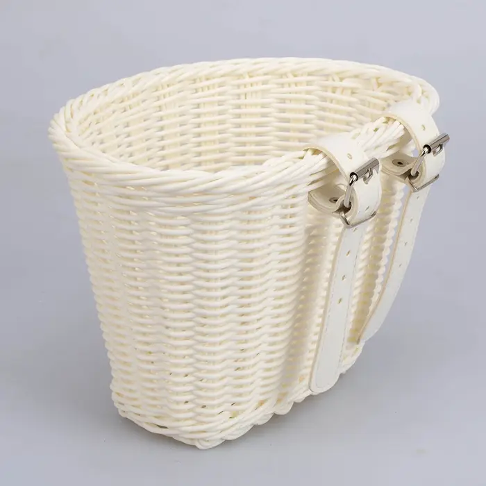 Panier de vélo traditionnel réglable pour guidon avant