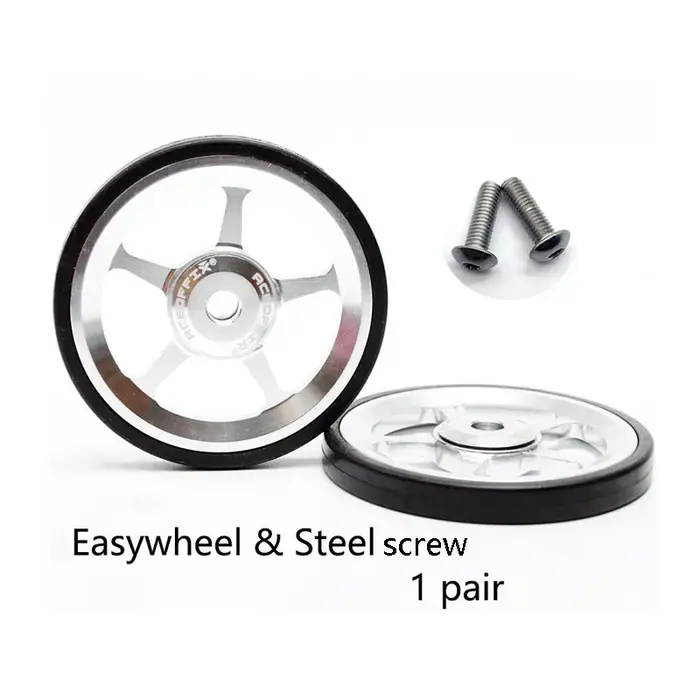 Aceoffix 1 paire de vélo pliant roue facile pour Brompton 60mm EZwheel