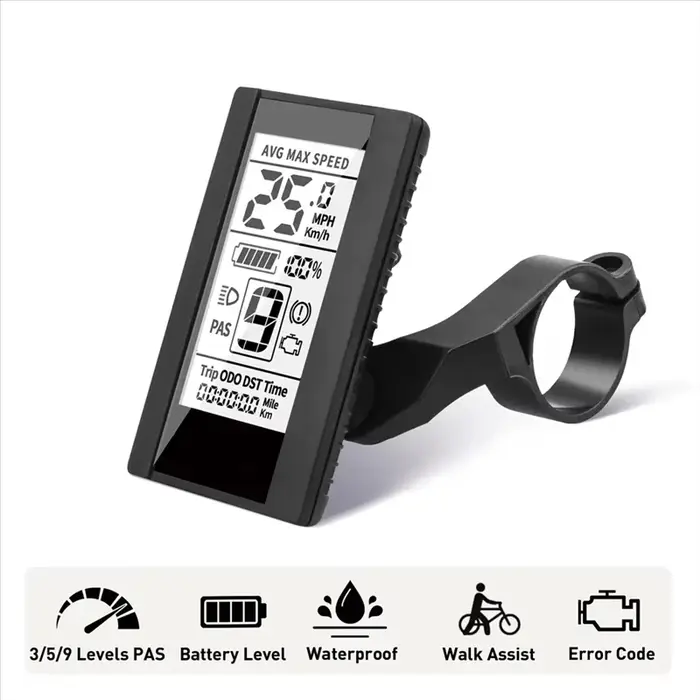 Écran LCD Bafang 800S UART pour vélo électrique