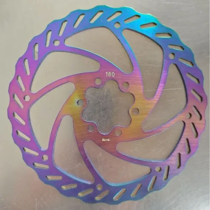 1 ensemble de rotors de frein à disque pour vélo de route, 160mm, avec boulons, frein hydraulique Oi