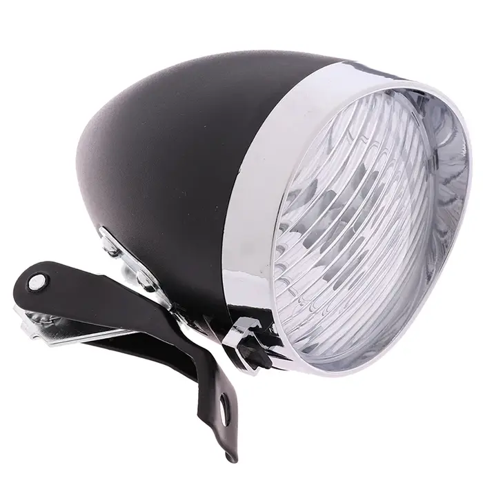 Feu avant de vélo rétro à 3 LED, lampe de poche Vintage, haute luminosité, partie de conduite noctur