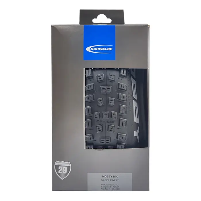 SCHWALBE NOBBY NIC 29x2.25 pneu de vélo vtt 57-622 pneu pliant Tubeless pour Tour Mountain XC pistes