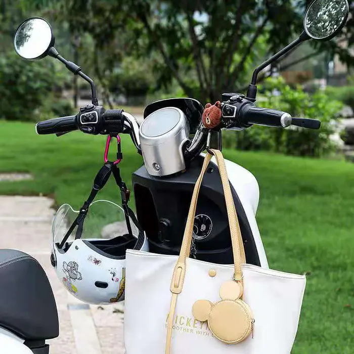 Crochet multifonctionnel pour vélos, véhicules électriques, motos, scooters, poussettes, crochet universel sans perçage