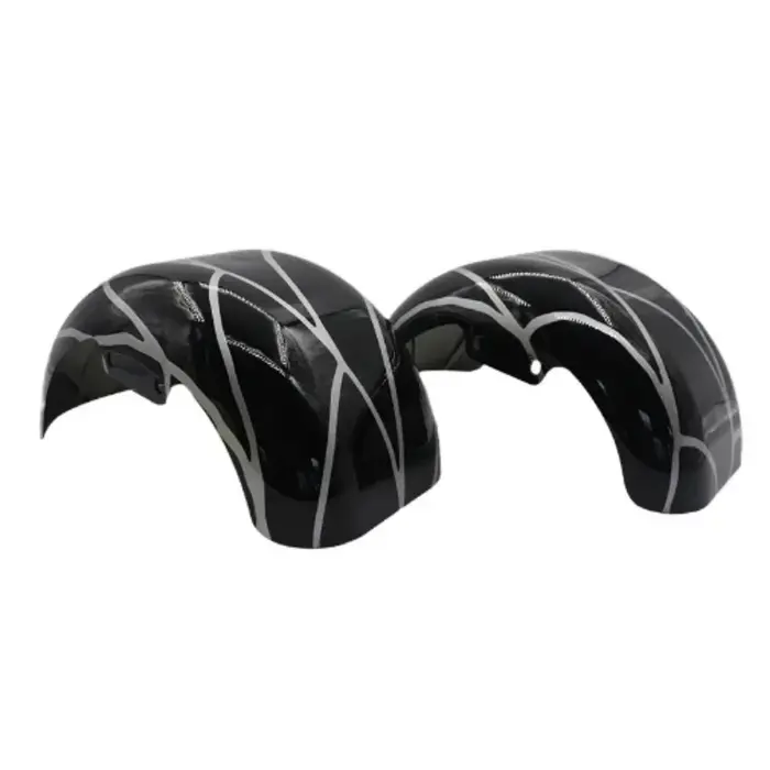1 paire de garde-boue avant et arrière pour pneus Citycoco 10 X 6.00-5.5 / 10 X 6.00-6 pour accessoires de scooter électrique