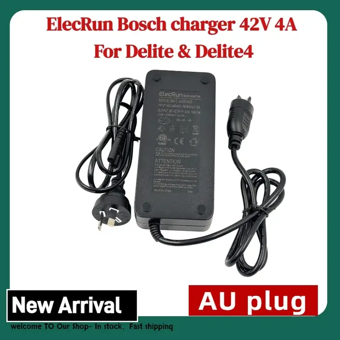 Chargeur 42V 4A pour batterie de vélo électrique Bosch Delite