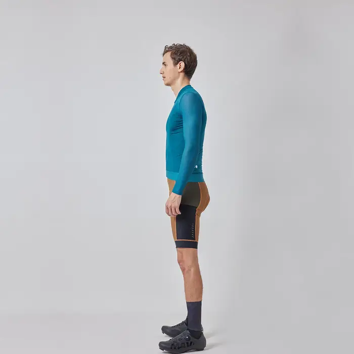 SPEXCEL nouveau maillot de cyclisme professionnel à manches longues été tissu léger conception à col
