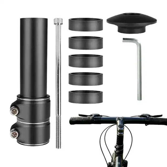 Adaptateur de Guidon de Vélo pour Tige de Fourche, Rehausseur de Guidon, Pièce Durable pour VTT et C