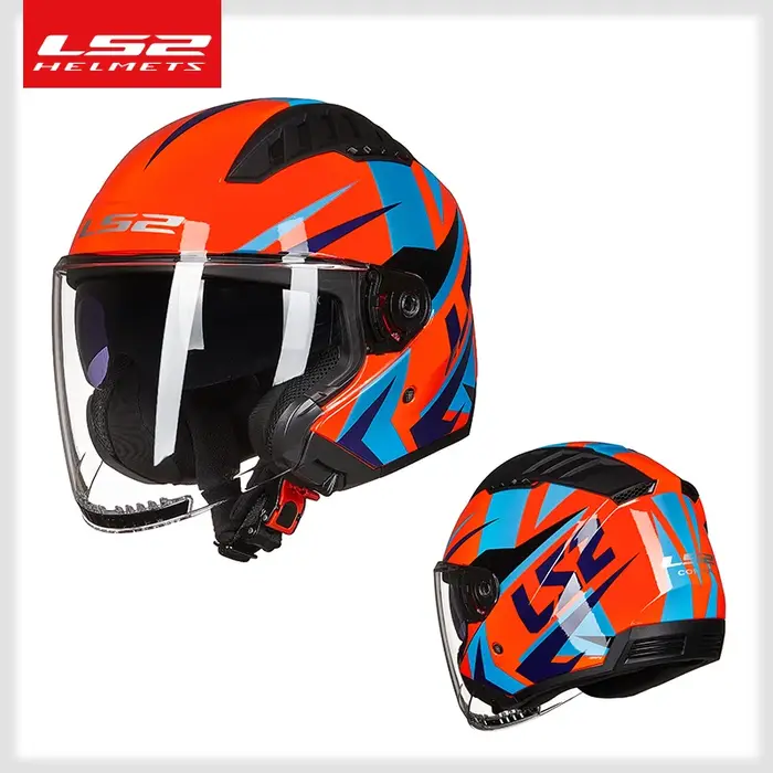 Casque de moto LS2 Copter à double visière