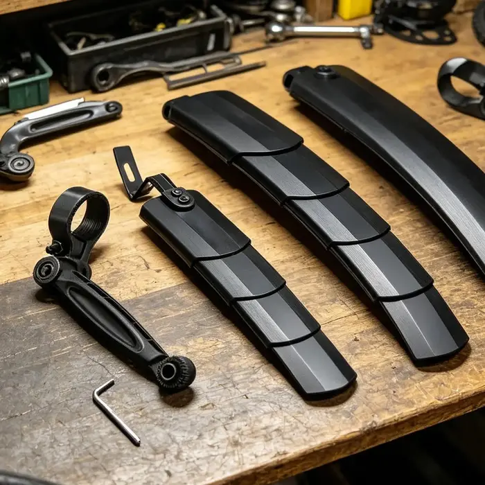 Garde-boue télescopique pour vélo, garde-boue avant et arrière pour vélo, garde-boue anti-éclaboussu