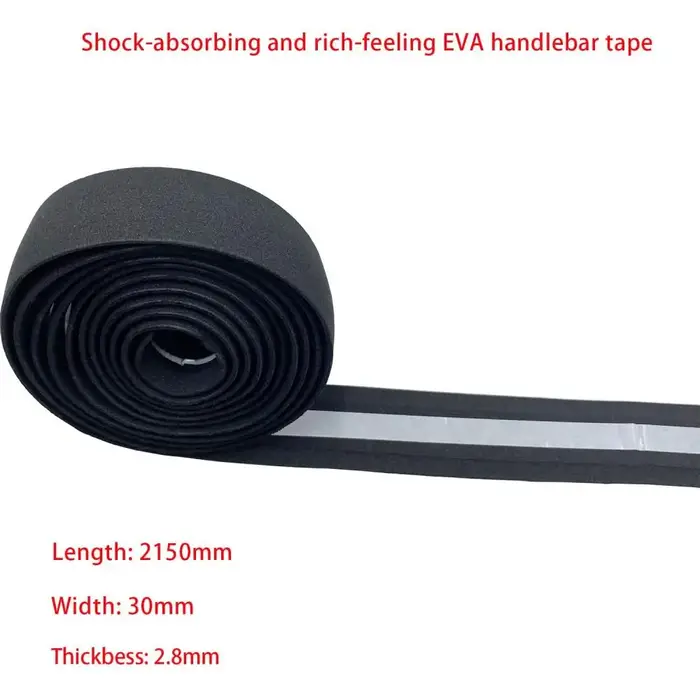 Ruban de guidon de vélo de route en EVA et PU rose antidérapant avec absorption des chocs et rembourrage confortable pour cyclisme longue distance