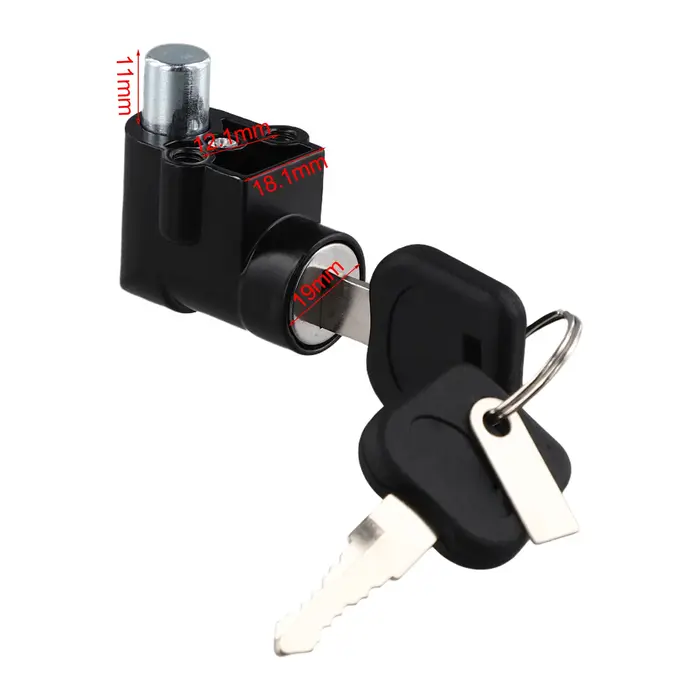 Serrure de boîtier de batterie avec 2 clés pour boîtier de batterie Hailong