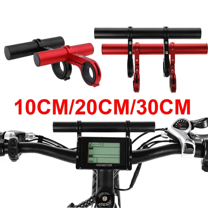 Support d'extension de guidon de vélo pour phare et GPS