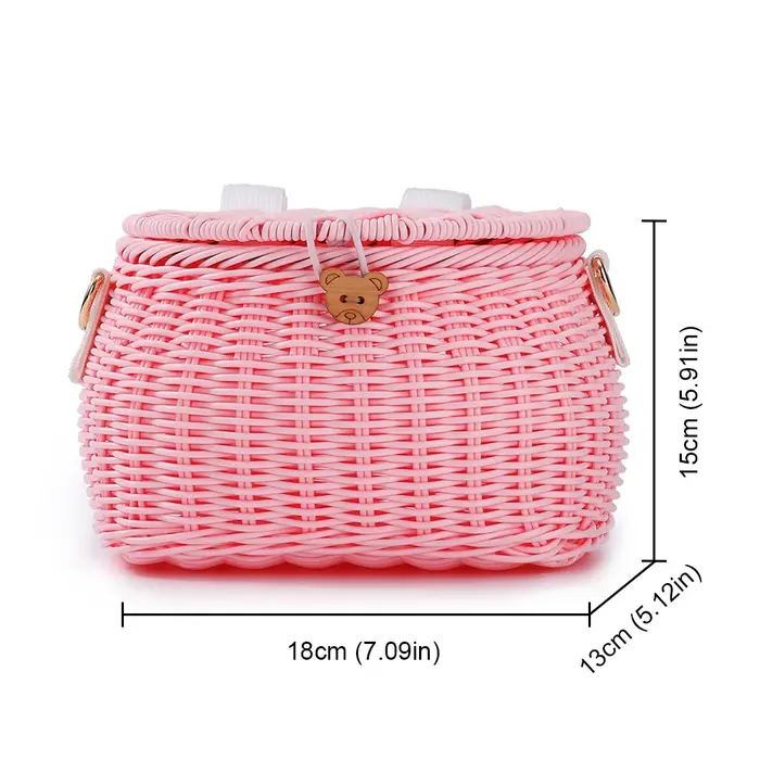 Panier ou sac à dos de rangement pour vélo avec couvercle
