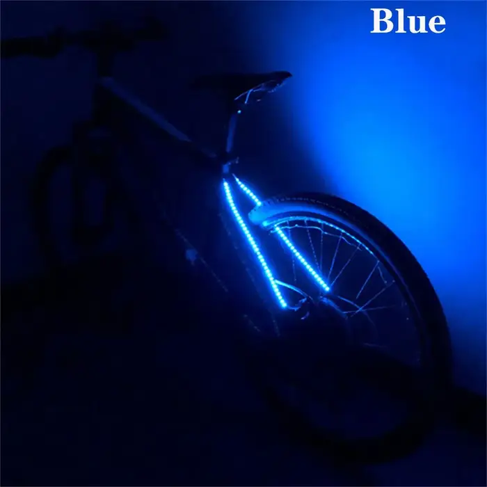 Bande lumineuse LED pour vélo, scooter, planche à roulettes, feu arrière de vélo décoratif, accessoi