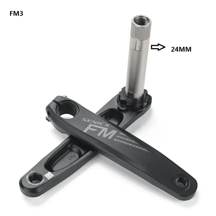 SENICX – manivelle de vtt en alliage d'aluminium à montage direct, trois clous, DUB, 29MM/ 24MM, FM2