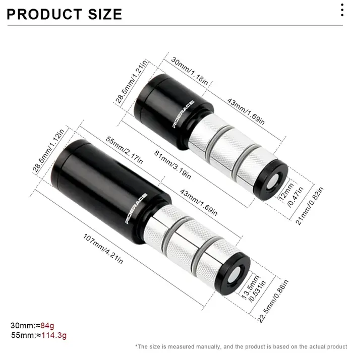 Extension de tige de fourche de vélo, rehausseur caché en alliage d'aluminium, extension de hauteur de tige de guidon de vélo 1-1/8 "(28.6mm) pour vtt route BMX