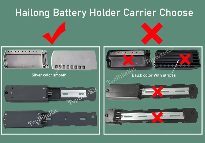 Support de batterie Ebike Hailong Electrolux