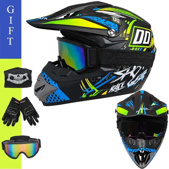 Casque de moto, visière de protection pour moto, casque de VTT
