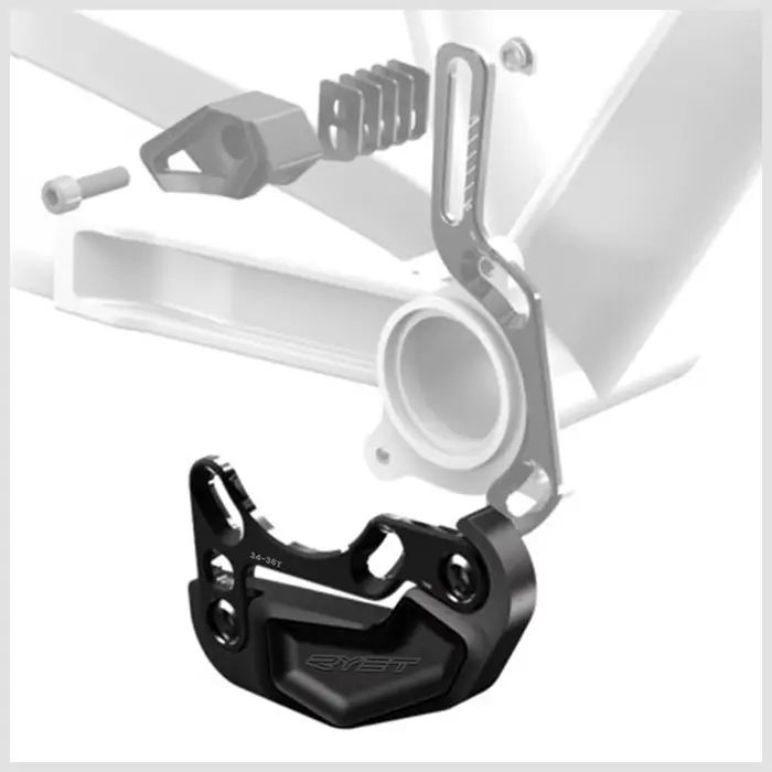 RYET – Guide de chaîne de vélo, stabilisateur de protection de barre pour vtt, 26-32T 34-36T, protec