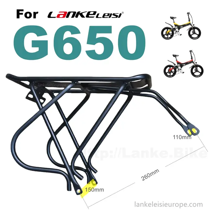 Porte-bagages arrière pour vélo électrique Lankeleisi RV800 Plus / X2000Plus/X3000Plus/XC4000/XT750Plus/MG740Plus/MG600